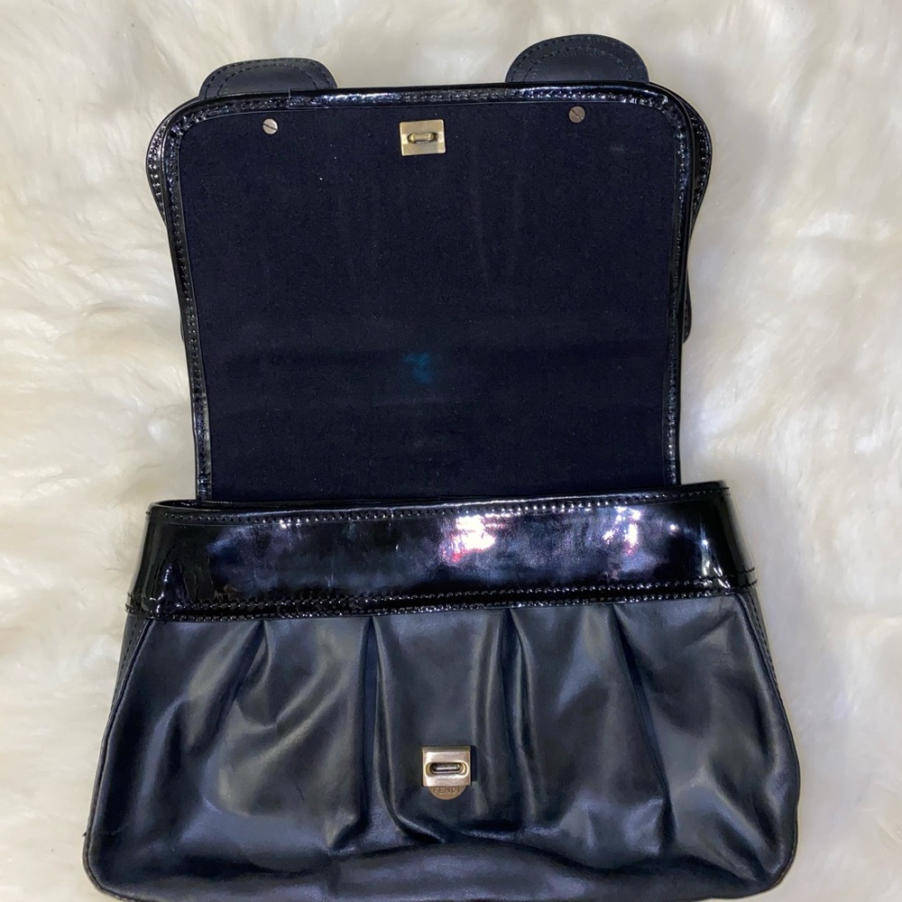 Fendi black leather B Bag - Picture 3 of 6